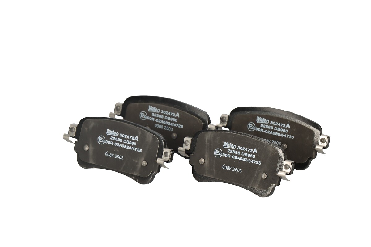 Jeu de 4 plaquettes de frein VALEO ref. 302472A